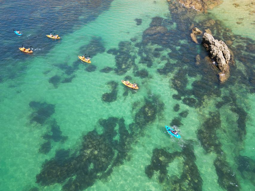 Portimão: Small Group Kayak Cave and Cliff Tour - Swim stops, viewpoints, and changing conditions