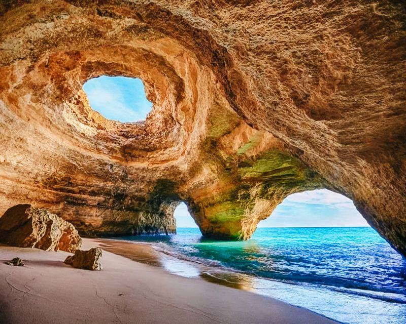 Portimão: Sunset Cruise to Benagil Cave - What it is like inside the caves