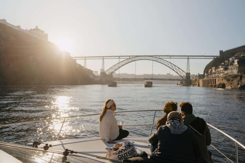 Porto: 6 Bridges Port Wine River Cruise with 4 Tastings - Returning past Ribeira and Sé