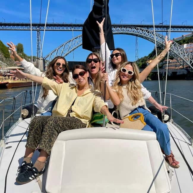 Porto: Best Charming Sailboat Cruise Sunset - Cais de Gaia, Serra do Pilar, and the Dom Luís Bridge