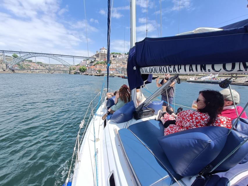 Porto: Charming Sailboat Cruise with Port Wine,Sunset Option - A different view of the Palácio de Cristal gardens