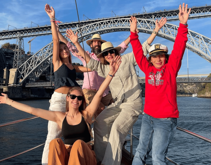 Porto: Classic Sailboat Cruise Along the Douro River - Crossing beneath Dom Luis Bridge