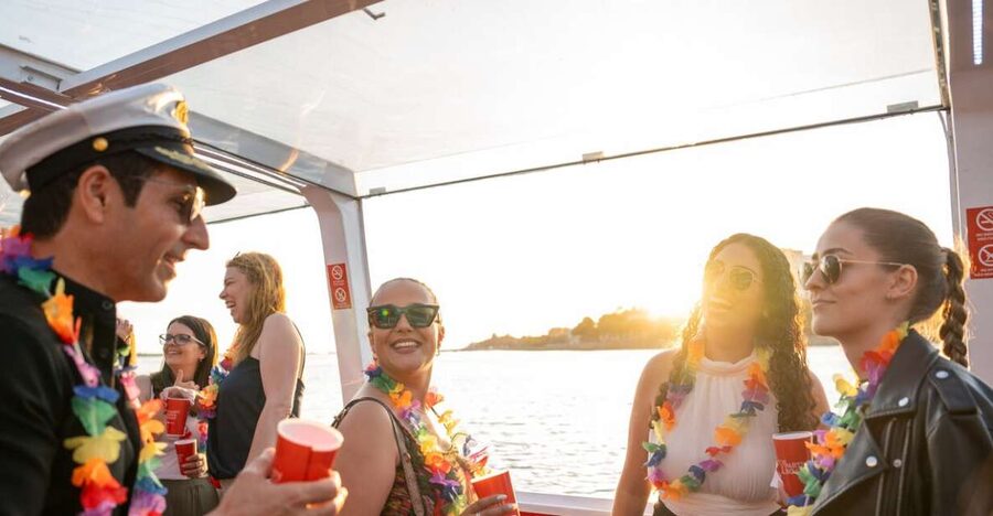 Porto: Douro River Party Boat with Sunset Option & 6 Bridges - Drinks included in the $17 fare