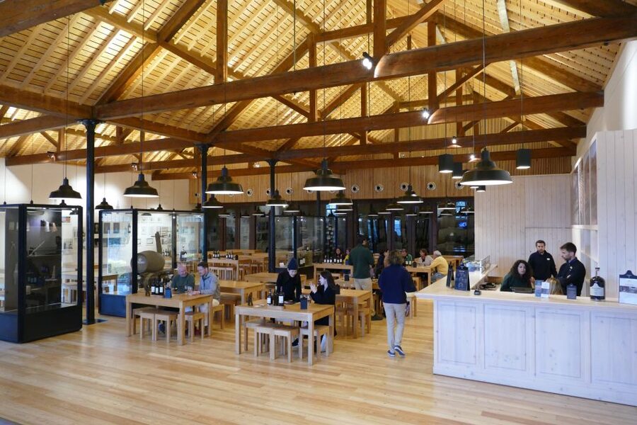 Porto: Graham's Port Lodge Tour with Premium Wine Tastings - The terrace view is part of the experience