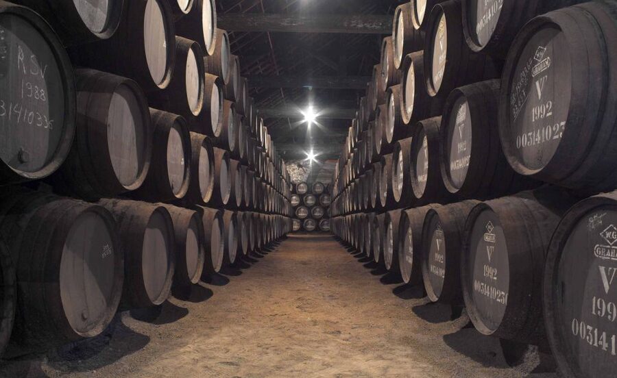 Porto: Graham's Port Lodge Tour with Premium Wine Tastings - Inside the 1890 Port cellar