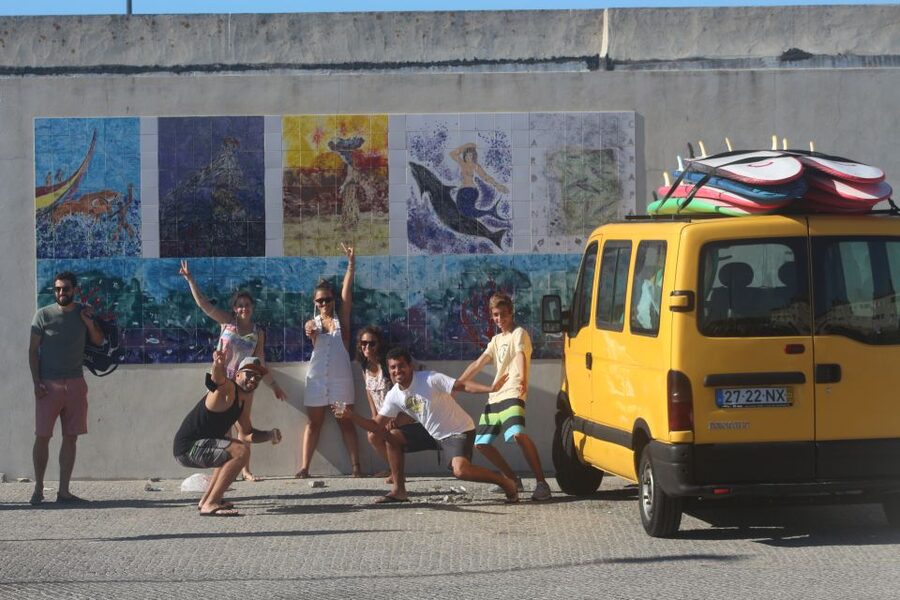 Porto: Small Group Surf Lesson with Transportation - Getting into the Atlantic