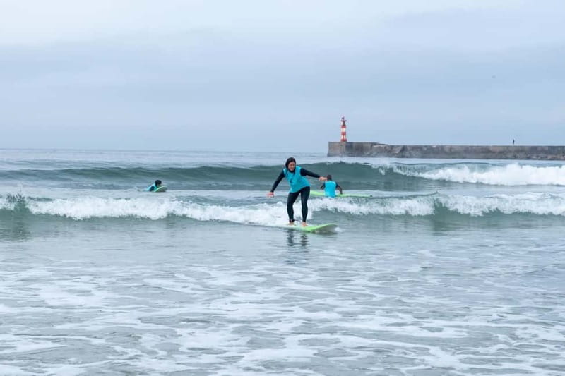 Porto: Surf Lesson with Transportation at Ocean Origin - Who should book this Porto surf experience?