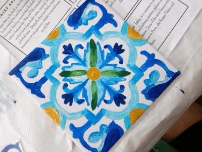 Tile Painting and Cocktails in Downtown Porto