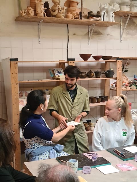 Porto: Tile Painting Workshop with Tea and Port Wine - Painting Two Tiles With Traditional Motifs
