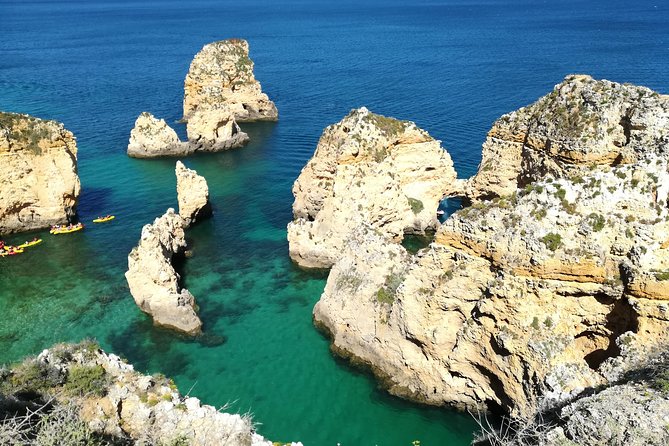 Private Algarve: Benagil Caves, Lagos Cliffs & Hidden Beaches - Algar Seco and Carvoeiro’s Rock Windows