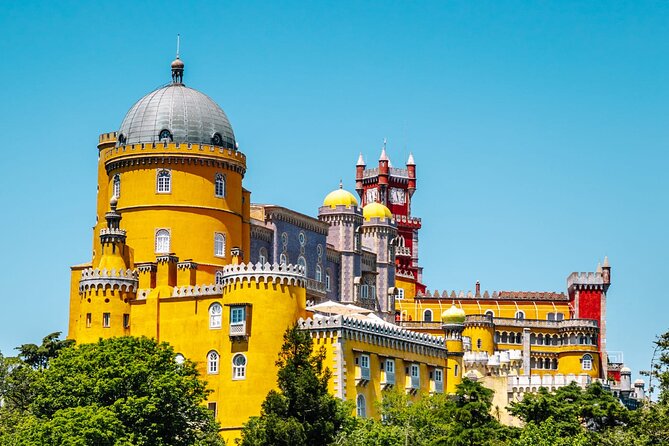 Private Tour Sintra, Palaces and Mountain Tuk Tuk(2 to 6 people) - The Moorish Castle from below and beside the walls