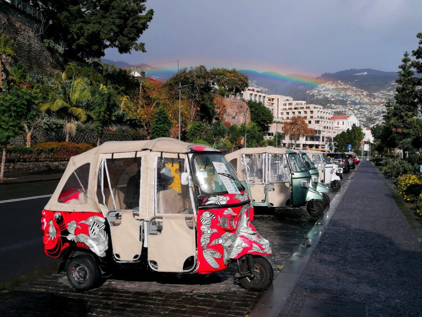 Private tour:Tuk Tuk Ride to Monte Funchal Toboggans - Monte Church and the short wait before the baskets
