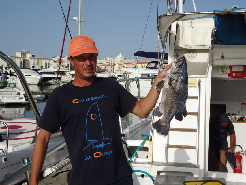 Quarteira: Algarve Reef Fishing Boat Trip with Gear - The ride out and the fishing time