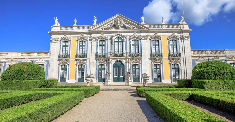 Queluz National Palace & Gardens Ticket - The gardens, fountains, and tile-lined canal