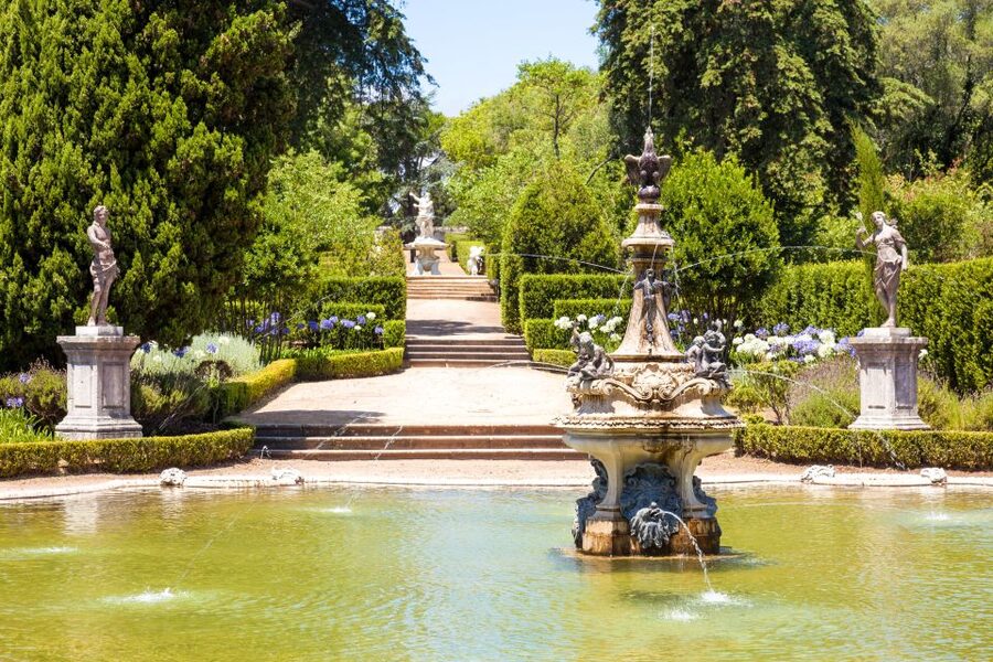 Queluz National Palace & Gardens Ticket - Inside the palace: mirrors, gold, and a Don Quixote bedroom