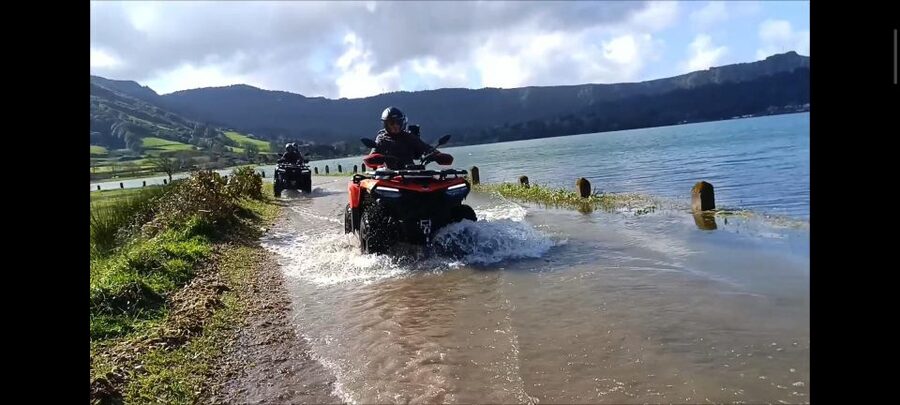 Ribeira Grande: Sete Cidades Quad / Buggy Tour - Lagoa das Sete Cidades from inside the crater
