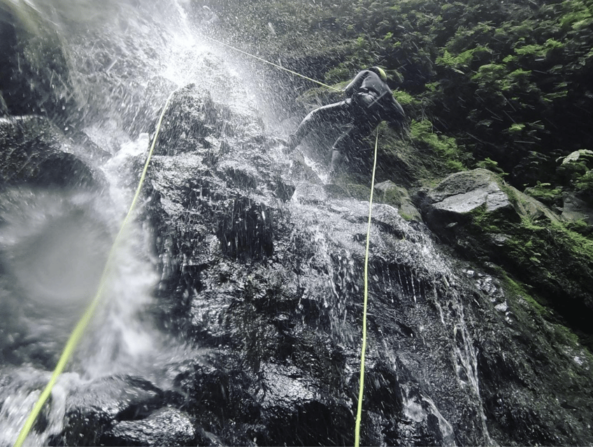 São Miguel: AdventurePark Canyoning Salto do Cabrito, Azores - Jumps, slides, and the included zipline