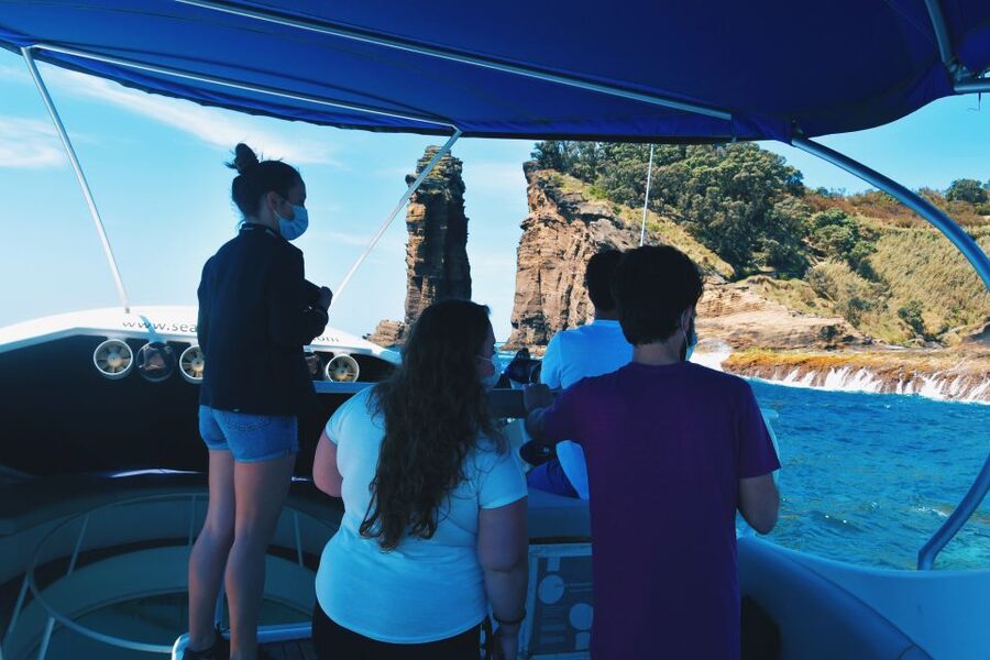 São Miguel: Glass Bottom Boat Tour with Snorkeling - Starting at Vila Franca do Campo Marina