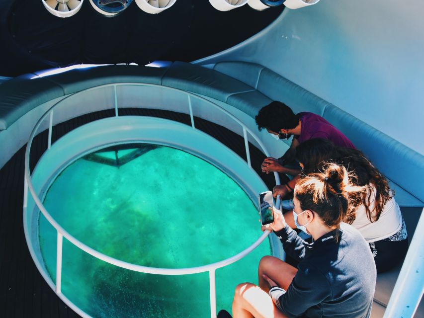 São Miguel: Glass Bottom Boat Tour with Snorkeling - A glass-bottom view of the Azores Sea