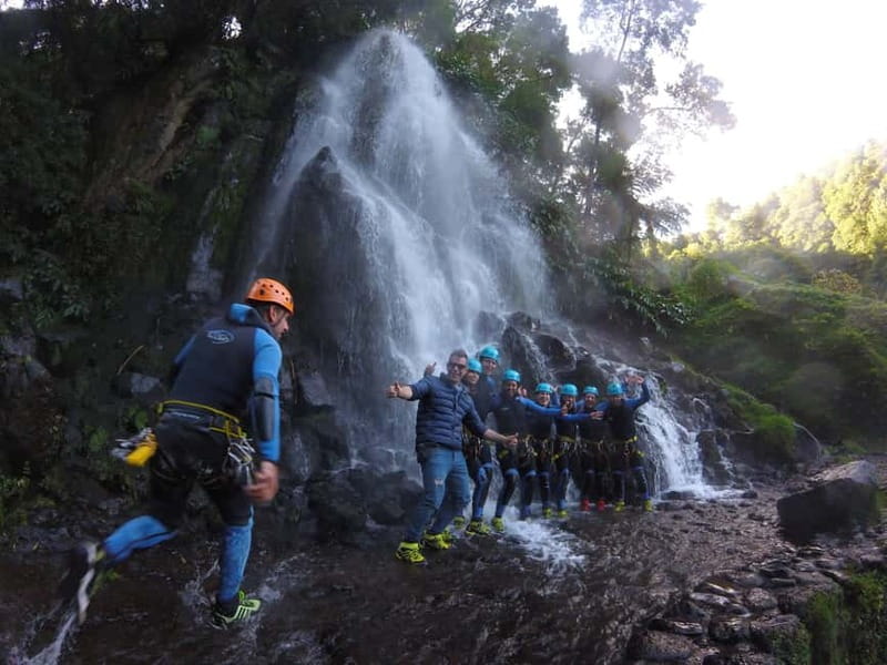 Sao Miguel: Ribeira dos Caldeiroes Canyoning Experience - Who should book this canyoning trip