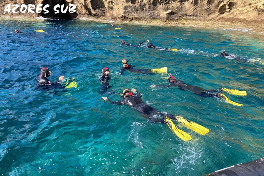 Sao Miguel: Snorkeling around Vila Franca do Campo - The 10-minute speedboat ride to the islet