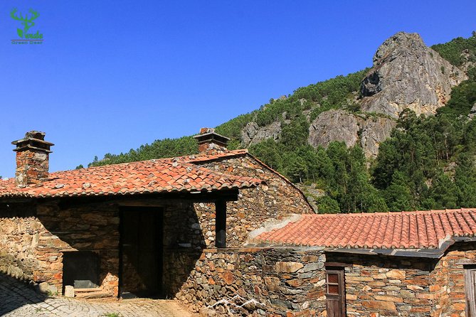 Schist Villages at Lousa Mountain - Cerdeira begins with a bridge into the forest