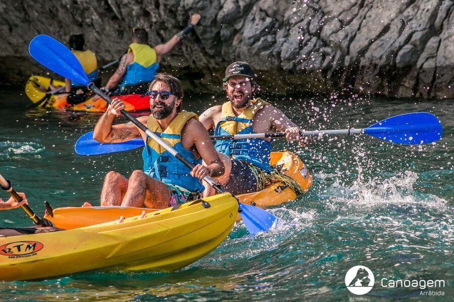 Sesimbra: Arrábida Natural Park Guided Kayaking Tour - Why the coastline is best seen from a canoe