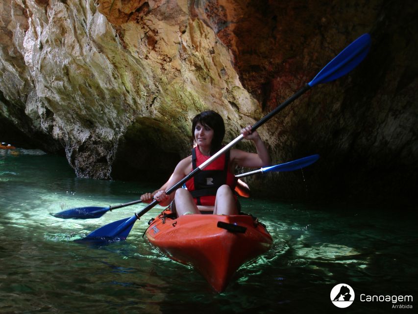 Sesimbra: Arrábida Natural Park Guided Kayaking Tour - Caves, narrow passages, and limestone walls