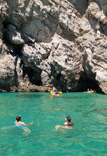 Sesimbra: Secret Bays and Beaches Boat Tour with Snorkeling - Ribeiro do Cavalo Beach and the first beach break