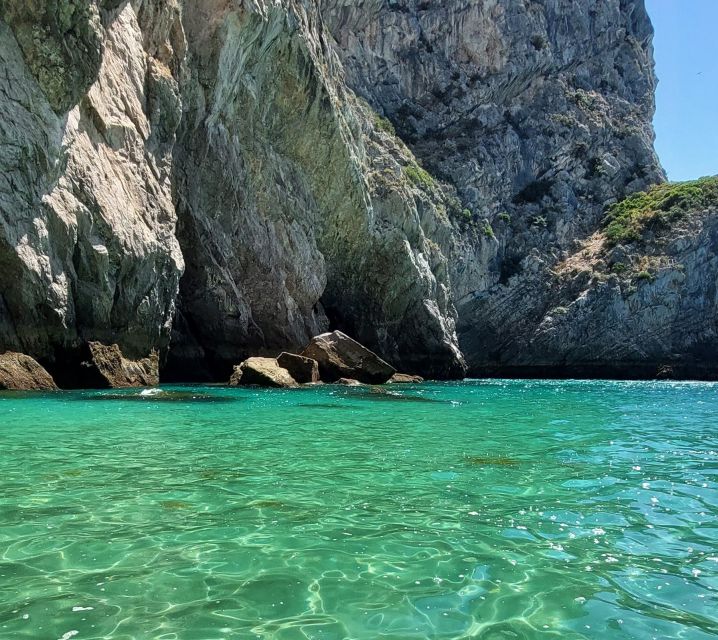 Sesimbra: Secret Bays and Beaches Boat Tour with Snorkeling - Baleeira Bay and the final coastal views