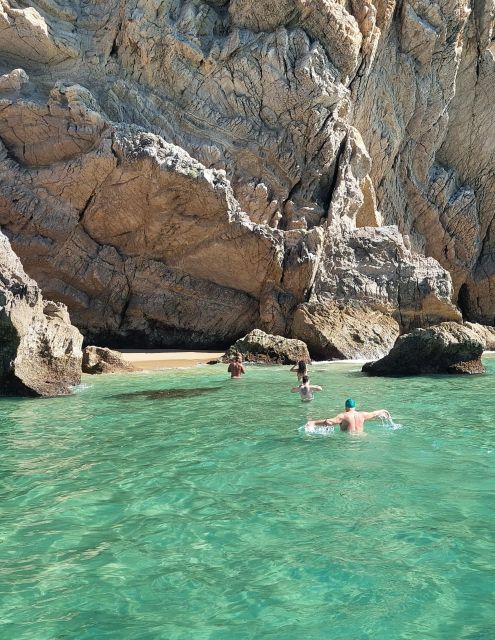 Sesimbra: Secret Bays and Beaches Boat Tour with Snorkeling - Snorkeling in the Professor Luiz Saldanha Marine Park