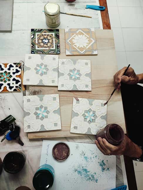 Sintra: Hispanic Moorish Tile Workshop - Making Moorish Tiles With Your Own Hands