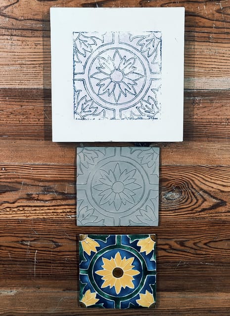 Sintra: Hispanic Moorish Tile Workshop - Firing, Pickup, and Shipping