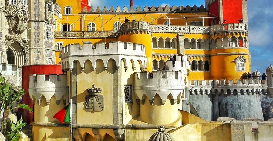 Sintra: Truly Private Tour to Pena Palace & Regaleira - Pena Palace: colorful Romantic architecture on the hill