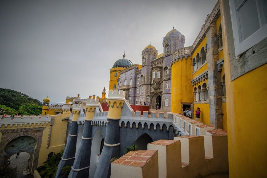 Sintra: Walking Tour with Palace, Castle, and Old Town Visit - Moorish Castle: walls with the best wide views