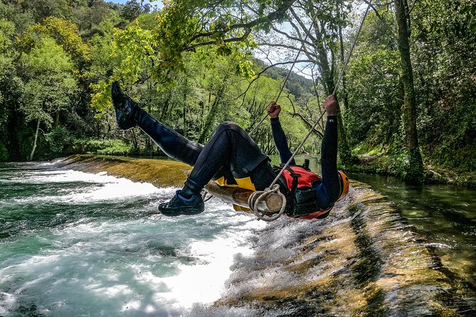 Soft Canyoning, river Ceira, Góis, Serra da Lousa, Coimbra - The Ceira’s wooded river corridor