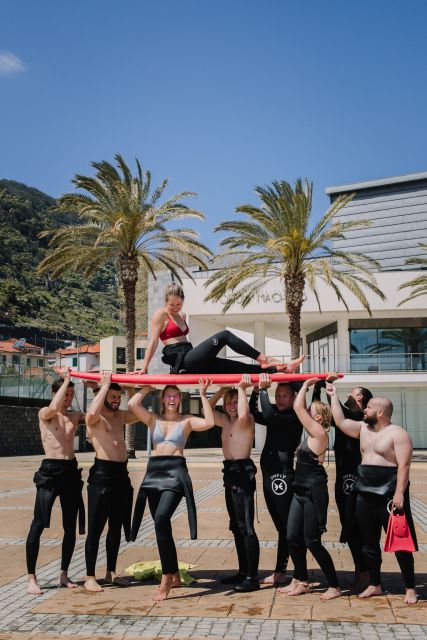 Surf lesson in Madeira - Group size, timing, and the social side