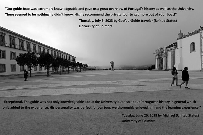 University of Coimbra - more complete and private visit, ticket included - What the $120.68 price buys you