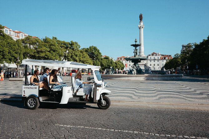 Welcome Belem Tour with Local Guide in Private Eco Tuk Tuk - Belém Tower from its garden